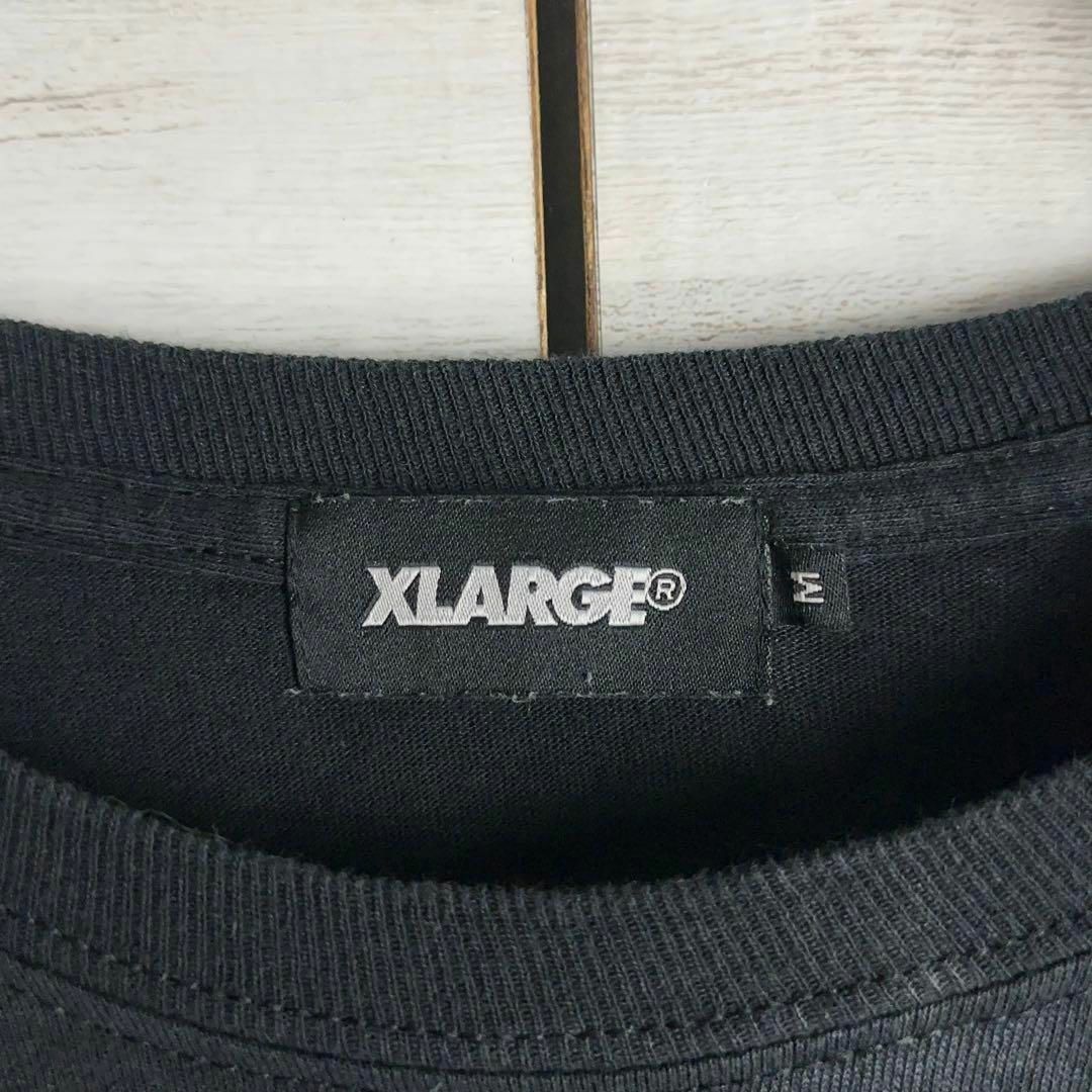 XLARGE(エクストララージ)の8527【人気デザイン】エクストララージ☆アームロゴ定番カラーロングtシャツ メンズのトップス(Tシャツ/カットソー(七分/長袖))の商品写真