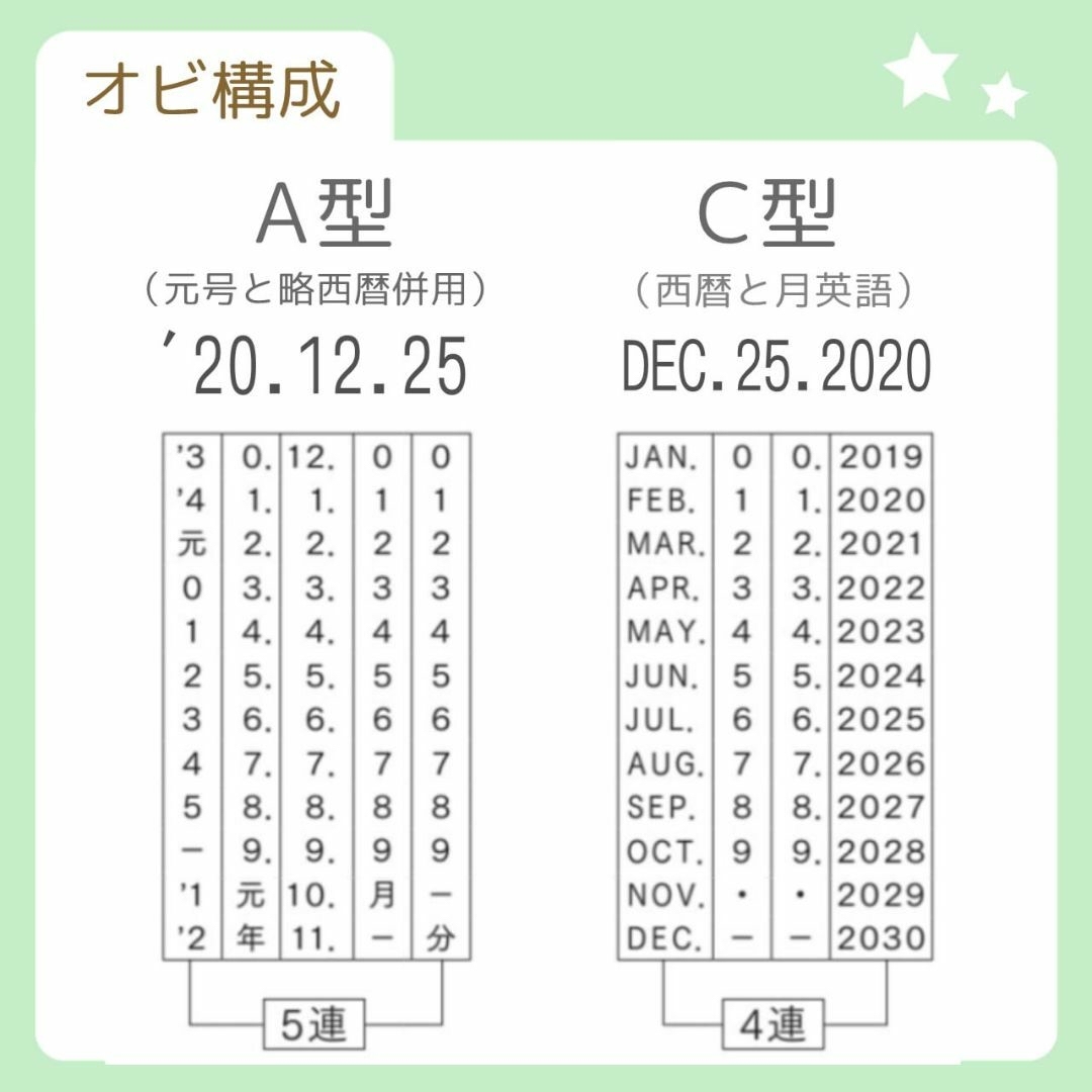 【文字入れ可】レトロな消印の日付印/データー印/日付スタンプ/回転印 ハンドメイドの文具/ステーショナリー(はんこ)の商品写真