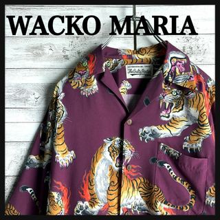 ワコマリア(WACKO MARIA)の8525【即完売モデル】ワコマリア☆総柄デザイン長袖シャツ　入手困難　希少(シャツ)