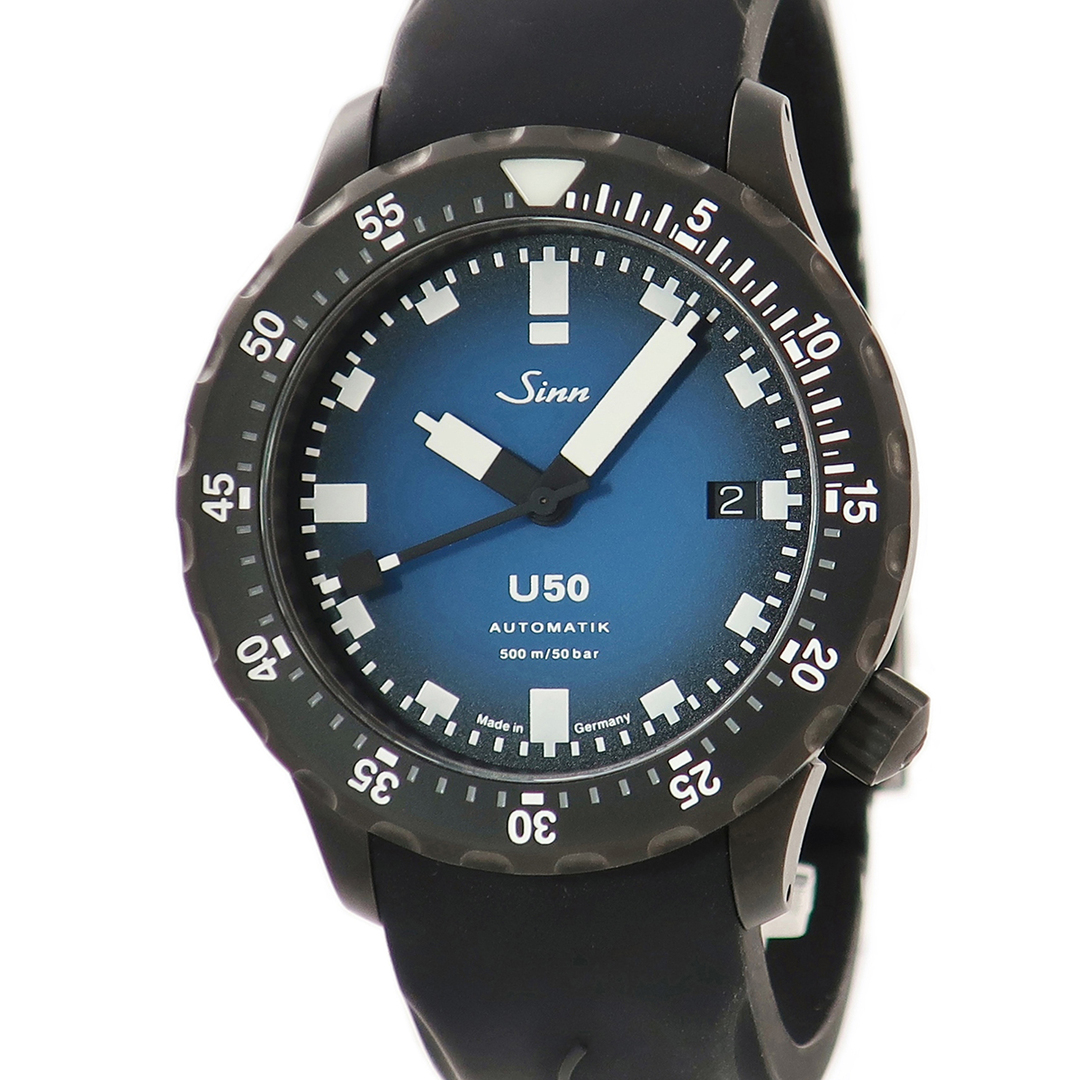 SINN(シン)のジン  U50 オートマティック U50.S.BS 自動巻き メンズ 腕 メンズの時計(腕時計(アナログ))の商品写真