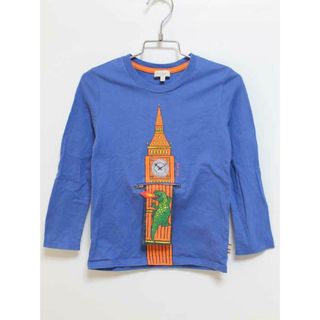 ポールスミス(Paul Smith)の【春物 新入荷!】‡ポールスミスジュニア/Paul Smith JUNIOR‡110cm 長袖Tシャツ/長袖カットソー/ロンT 紺系【中古】子供服 キッズ kids 男の子 春秋 tops 402042(Tシャツ/カットソー)