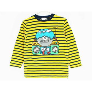 ステラマッカートニー(Stella McCartney)の【春物 新入荷!】[ステラ マッカートニーキッズ/Stella McCartney kids]150cm 長袖Tシャツ/長袖カットソー/ロンT マスタードイエロー×紺【中古】子供服 キッズ kids ジュニア 男の子 春秋 tops 402042(Tシャツ/カットソー)