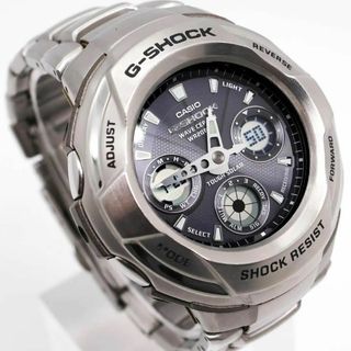 ジーショック(G-SHOCK)の《人気》G-SHOCK 腕時計 ネイビー 電波ソーラー メンズ ライト c(腕時計(アナログ))