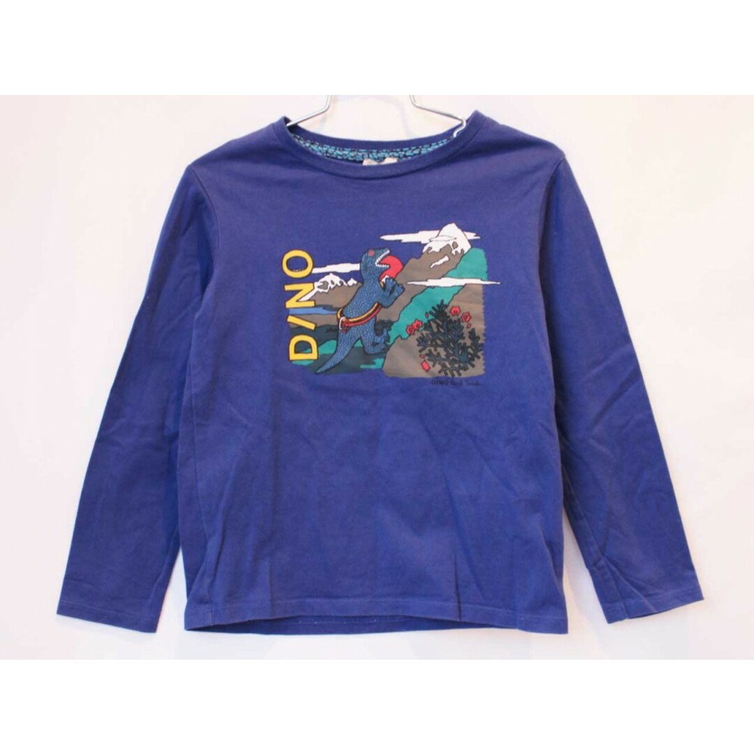 Paul Smith(ポールスミス)の【春物 新入荷!】[ポールスミスジュニア/Paul Smith JUNIOR]120cm 長袖Tシャツ/長袖カットソー/ロンT 紺【中古】子供服 キッズ kids 男の子 春秋 tops 402042 キッズ/ベビー/マタニティのキッズ服女の子用(90cm~)(Tシャツ/カットソー)の商品写真