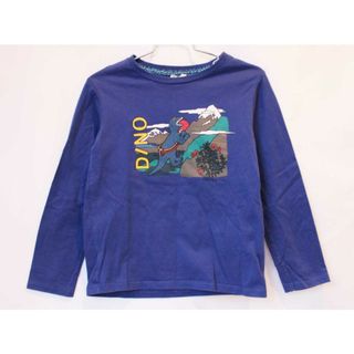 ポールスミス(Paul Smith)の【春物 新入荷!】[ポールスミスジュニア/Paul Smith JUNIOR]120cm 長袖Tシャツ/長袖カットソー/ロンT 紺【中古】子供服 キッズ kids 男の子 春秋 tops 402042(Tシャツ/カットソー)