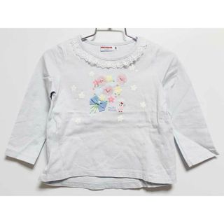 ミキハウス(mikihouse)の【春物 新入荷!】‡ミキハウス/mikihouse‡100cm 長袖Tシャツ/長袖カットソー/ロンT ブルー系【中古】子供服 キッズ kids 女の子 春秋 tops 402042(Tシャツ/カットソー)