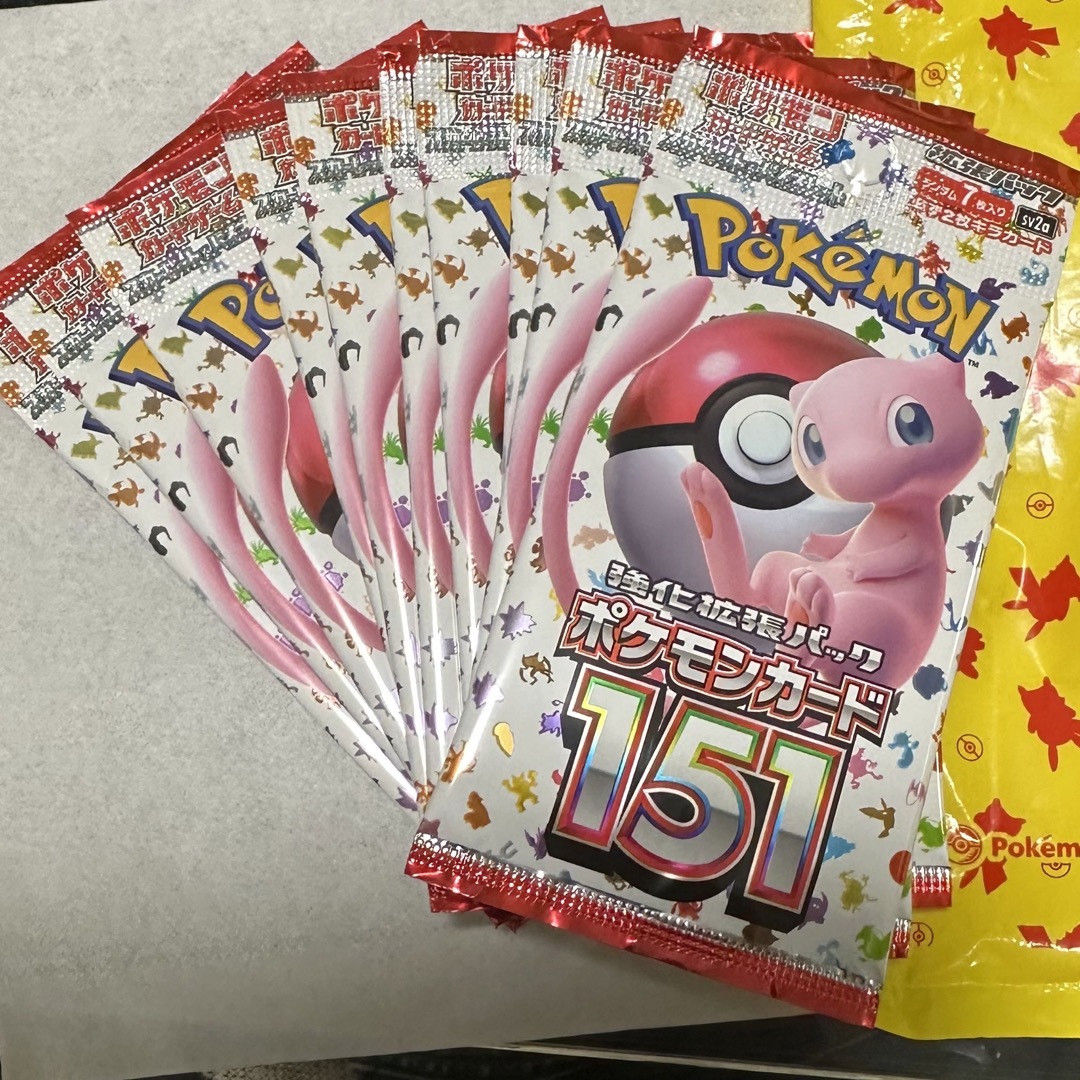 ポケモンカード 151バラ10パック 未サーチ エンタメ/ホビーのトレーディングカード(Box/デッキ/パック)の商品写真