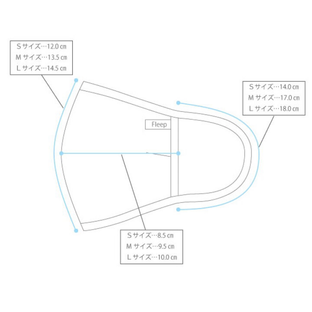 Fleep - フリープ 洗えるマスク 肌側シルク100% Ｍサイズの通販 by