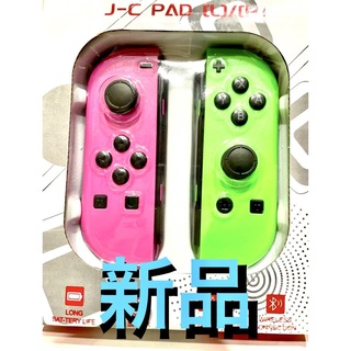 ニンテンドースイッチ(Nintendo Switch)の【新品】ジョイコン ピンクグリーン　LED搭載　Switch Joy-Con(家庭用ゲーム機本体)