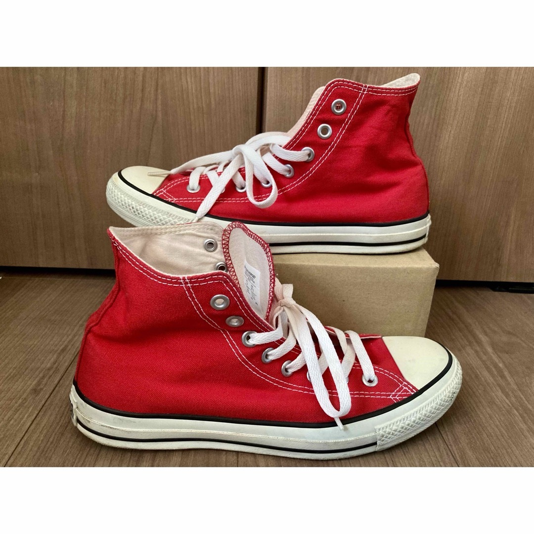 CONVERSE(コンバース)のコンバース オールスター ハイカット 赤 27.5cm US9 メンズの靴/シューズ(スニーカー)の商品写真