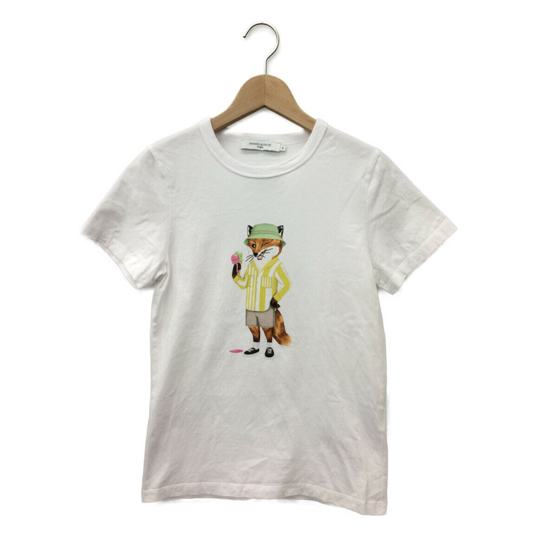 MAISON KITSUNE'(メゾンキツネ)のメゾンキツネ MAISON KITSUNE 半袖Tシャツ レディース XS レディースのトップス(Tシャツ(半袖/袖なし))の商品写真