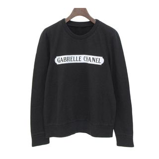 シャネル ココマーク ロゴ プリント トレーナー P57358K07539 レディース ブラック CHANEL 【中古】 【アパレル・小物】