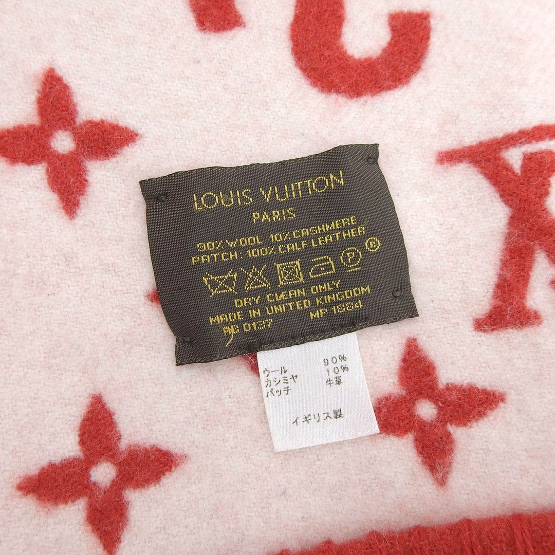 LOUIS VUITTON(ルイヴィトン)のルイヴィトン Supreme モノグラム ブランケット シュプリーム コラボ MP1884 ユニセックス レッド LOUIS VUITTON 【中古】 【アパレル・小物】 インテリア/住まい/日用品の寝具(毛布)の商品写真