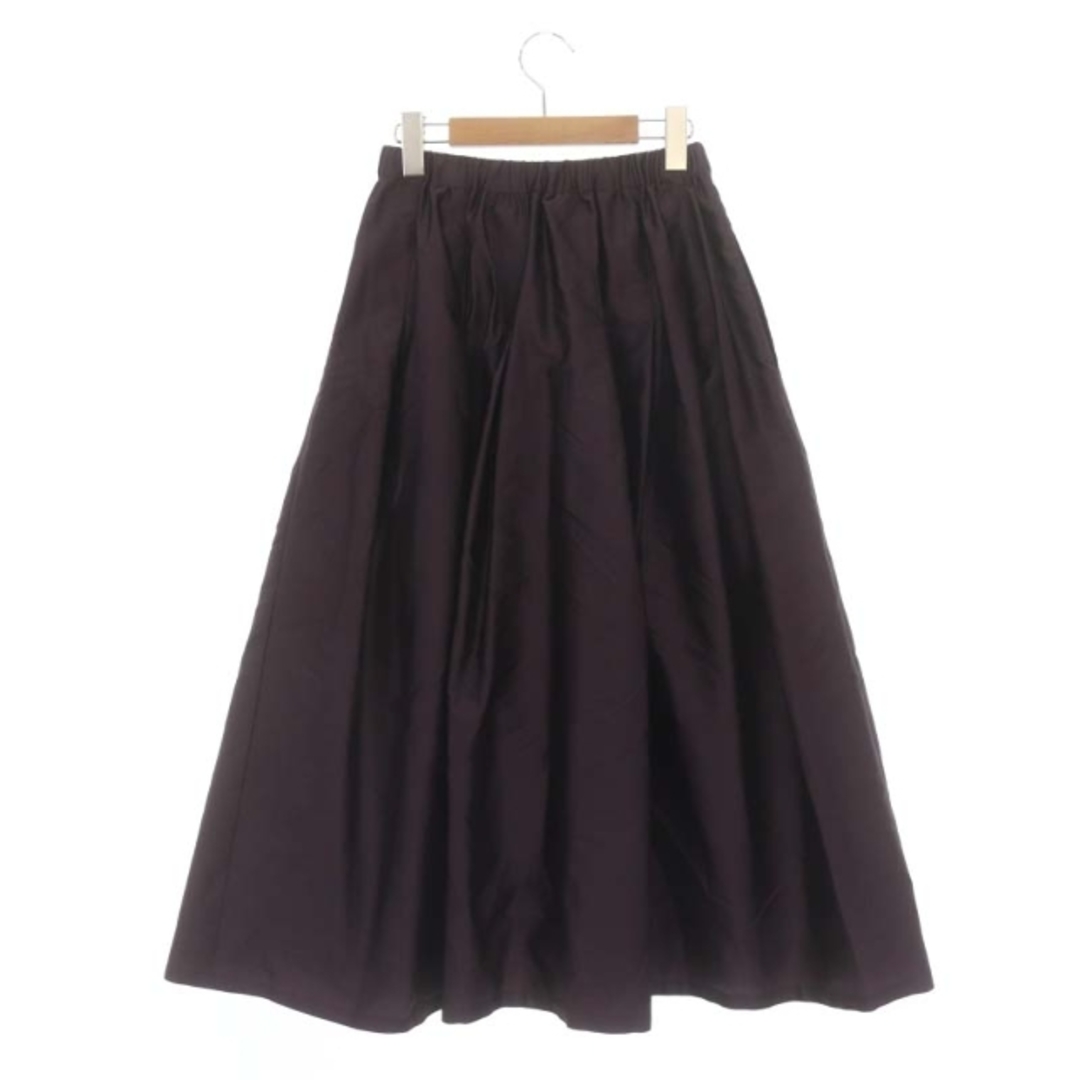IENA(イエナ)のイエナ IENA AIDAタフタギャザースカート ロング 34 紫 パープル レディースのスカート(ロングスカート)の商品写真
