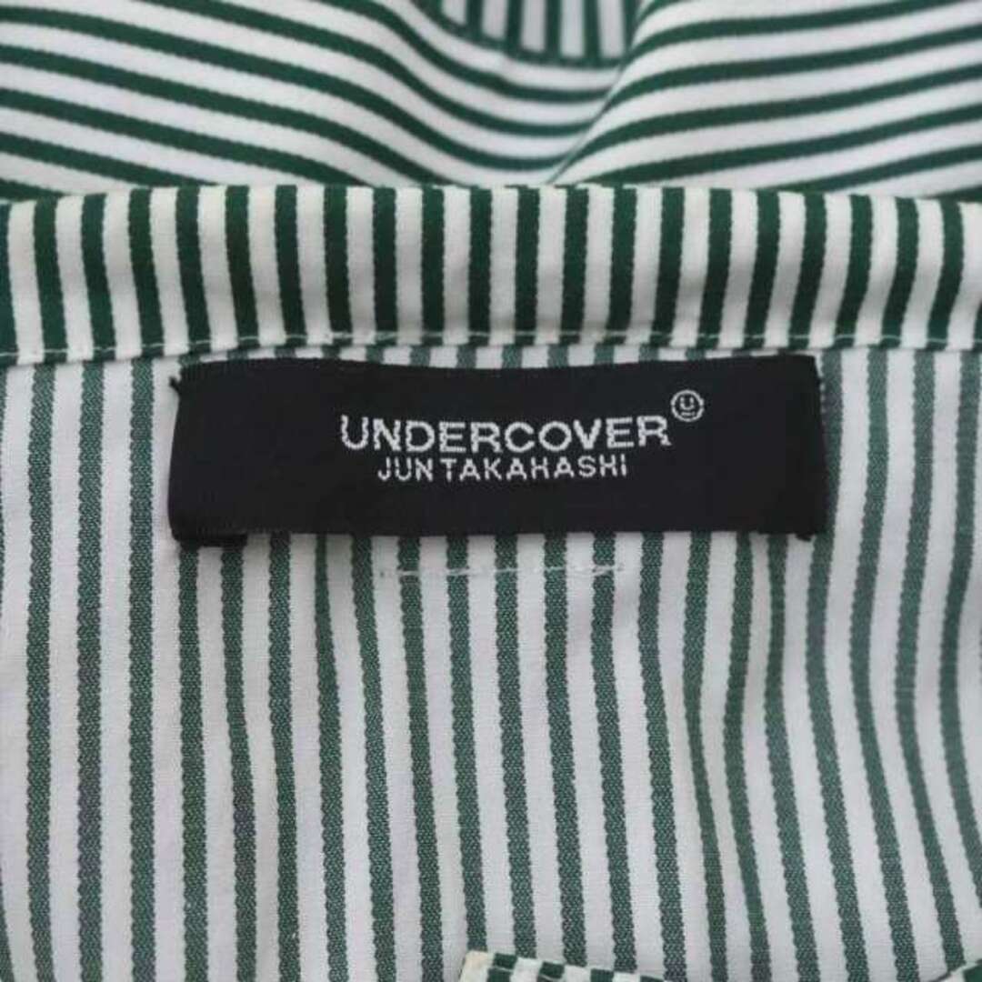 UNDERCOVER(アンダーカバー)のアンダーカバー デザインネックストライプシャツブラウス UCW1405 レディースのトップス(シャツ/ブラウス(長袖/七分))の商品写真