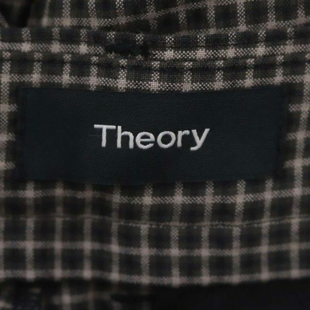 theory(セオリー)のセオリー theory チェック柄パンツ 34 黒 ブラック ベージュ ■SH メンズのパンツ(スラックス)の商品写真