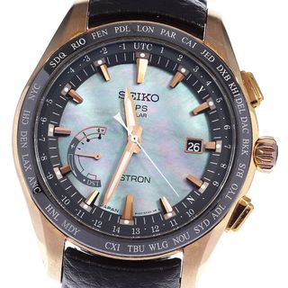 セイコー(SEIKO)のセイコー SEIKO SBXB105/8X22-0AE0-2 アストロン ノバク・ジョコビッチ 2016年限定 デイト ソーラー電波 メンズ _798624(腕時計(アナログ))