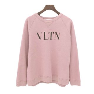 ヴァレンティノ(VALENTINO)のヴァレンティノ VLTN プリント トレーナー RB3MF04S41A レディース ピンク VALENTINO 【中古】 【アパレル・小物】(トレーナー/スウェット)