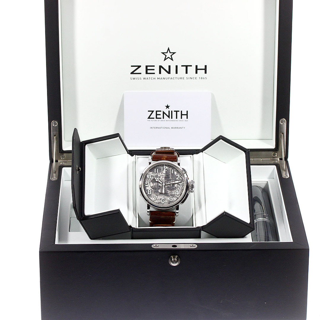 ZENITH(ゼニス)のゼニス ZENITH 05.2430.4069 パイロット Type XX クロノグラフ シルバーリミテッド 250本限定 自動巻き メンズ 箱・保証書付き_800057 メンズの時計(腕時計(アナログ))の商品写真