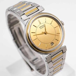 memeの厳選腕時計【新品電池】セイコー エクセリーヌ 腕時計 ダイヤ7P ゴールドステンレスベルト