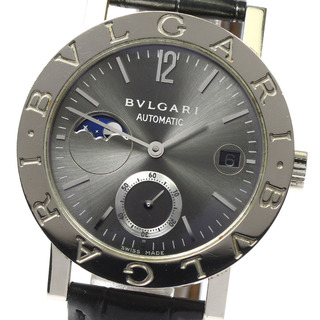 ブルガリ(BVLGARI)のブルガリ BVLGARI BBW38GLMP ブルガリブルガリ K18WG ムーンフェイズ 自動巻き メンズ _795603(腕時計(アナログ))