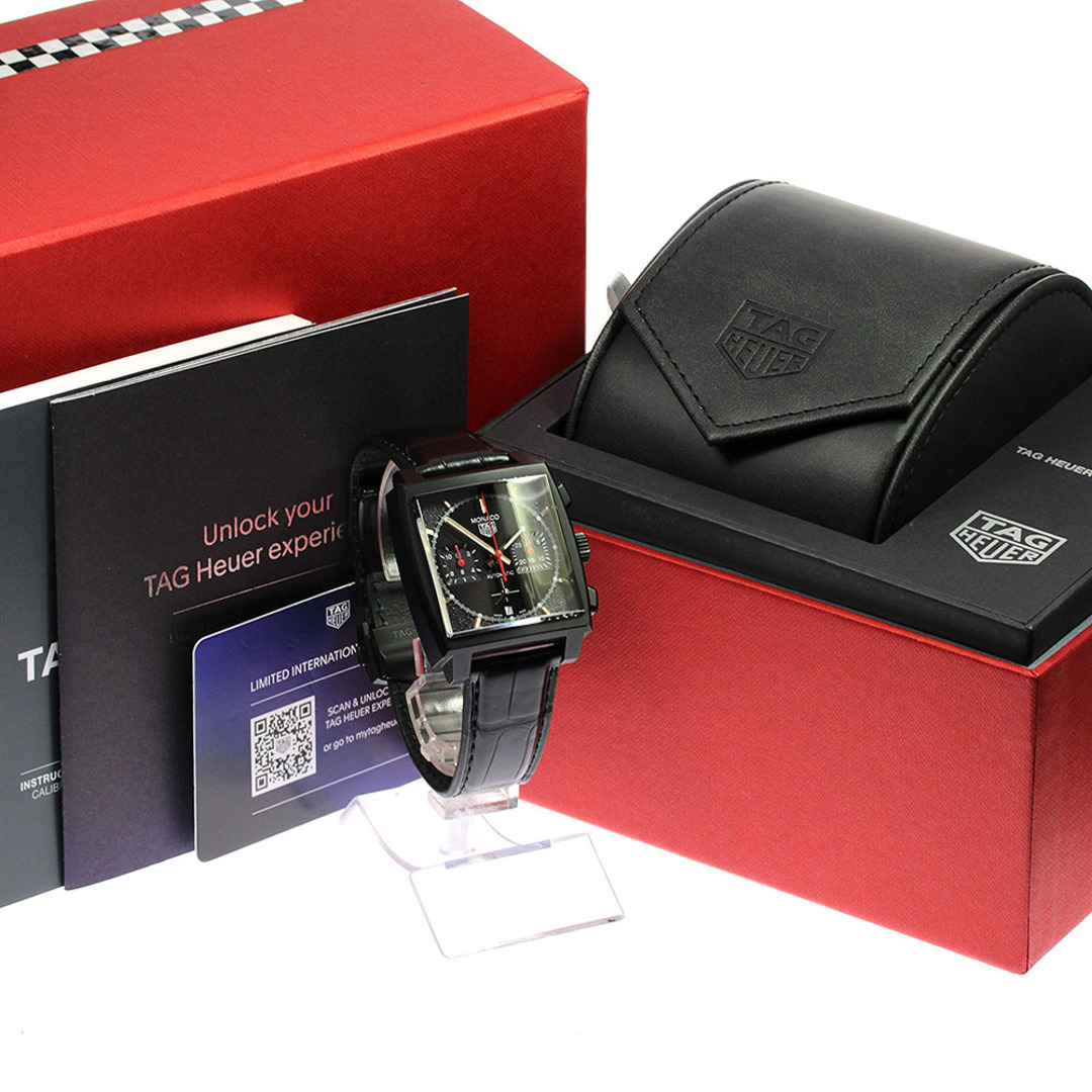 TAG Heuer(タグホイヤー)のタグホイヤー TAG HEUER CBL2180 モナコ スペシャル エディション クロノグラフ 自動巻き メンズ 極美品 箱・保証書付き_799422 メンズの時計(腕時計(アナログ))の商品写真