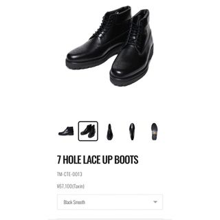 クーティー(COOTIE)のcootie 7 HOLE LACE UP BOOTS(ブーツ)