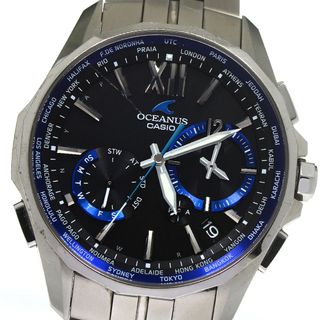 カシオ(CASIO)のカシオ CASIO OCW-S3400 オシアナス マンタ デイト ソーラー電波 メンズ _798552(腕時計(アナログ))