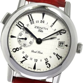 ゼニス(ZENITH)のゼニス ZENITH 01/02.0451.682 ポートロワイヤル エリート デュアルタイム GMT 自動巻き メンズ _797321(腕時計(アナログ))