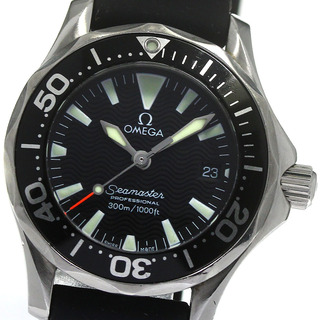 オメガ(OMEGA)のオメガ OMEGA シーマスター300 デイト クォーツ レディース _796164(腕時計)