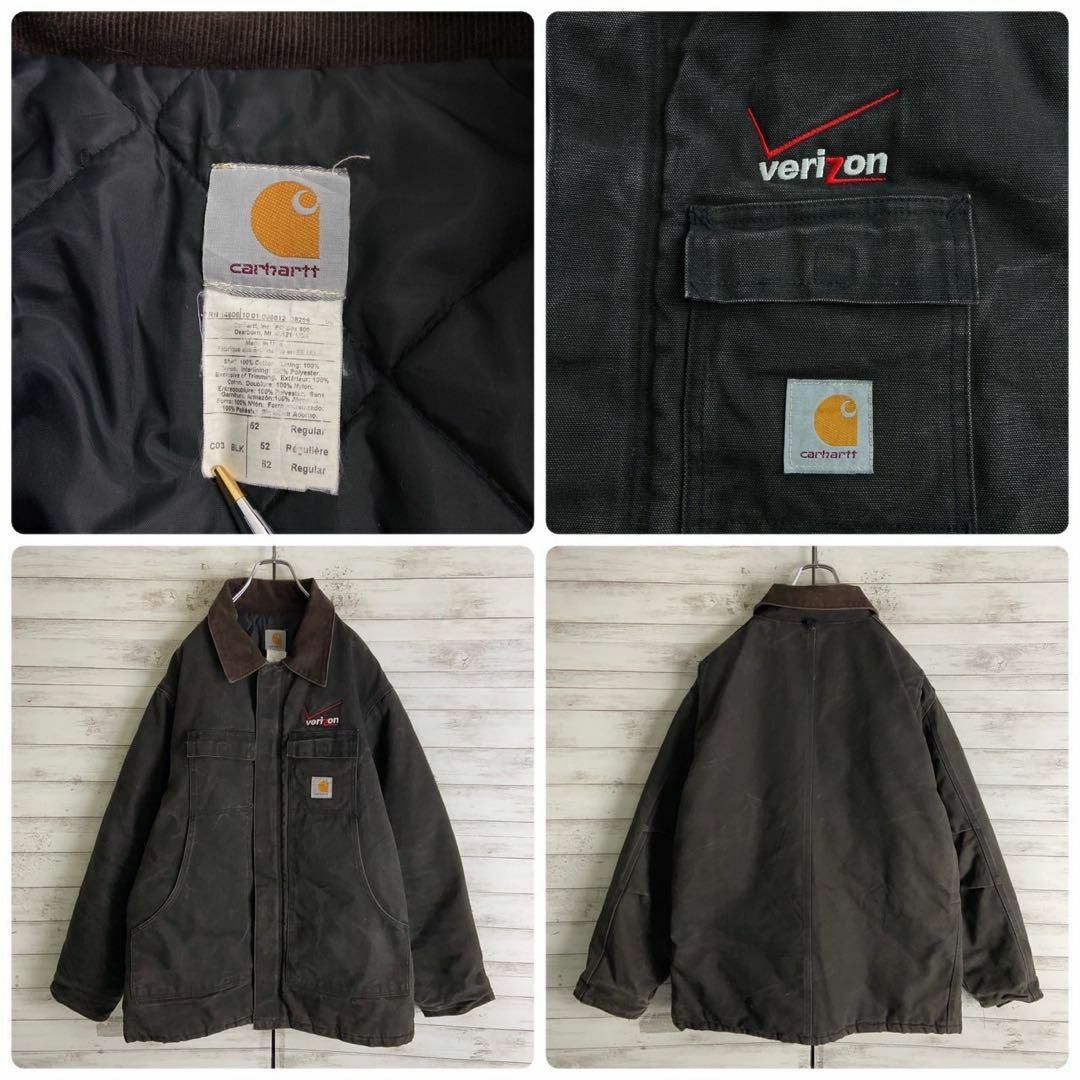 carhartt(カーハート)の8573【超希少デザイン】カーハート☆襟コーデュロイワンポイントジャケット メンズのジャケット/アウター(ブルゾン)の商品写真