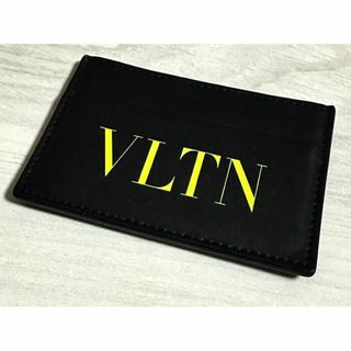 ヴァレンティノガラヴァーニ(valentino garavani)のVALENTINO GARAVANI ☆ 美品 VLTN レザー カードケース(名刺入れ/定期入れ)