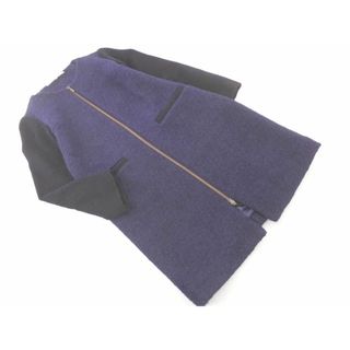 カージュ(Khaju)のKhaju カージュ 切替 ノーカラー コート size38/紺 ◆■ レディース(その他)