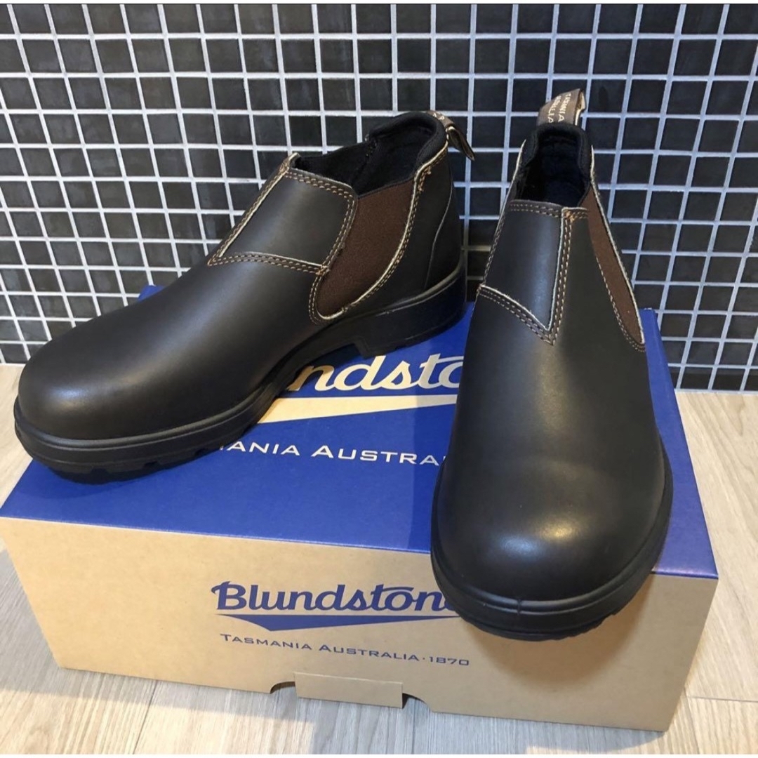 Blundstone(ブランドストーン)の他サイズ有り　UK8.5 【新品未使用品】ブランドストーン　ローカット ブラウン メンズの靴/シューズ(ブーツ)の商品写真