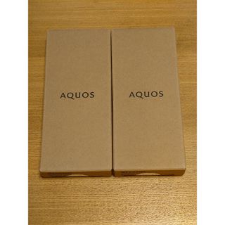 アクオス(AQUOS)のAQUOS wish3 ホワイト 64 GB SIMフリー 2台【新品未開封】(スマートフォン本体)