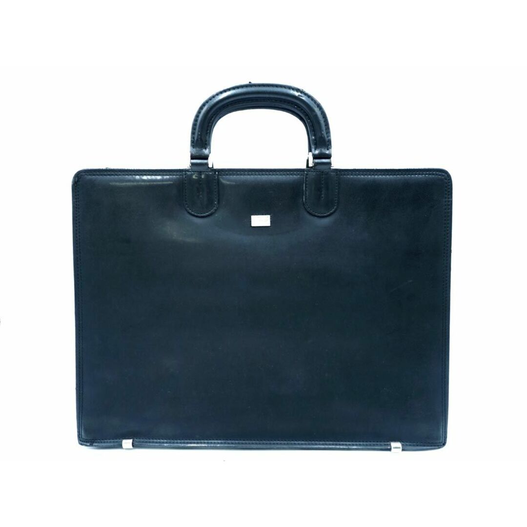 LANVIN(ランバン)のLANVIN ランバン レザー ブリーフケース ビジネス バッグ 黒 ■■ メンズ メンズのバッグ(ビジネスバッグ)の商品写真