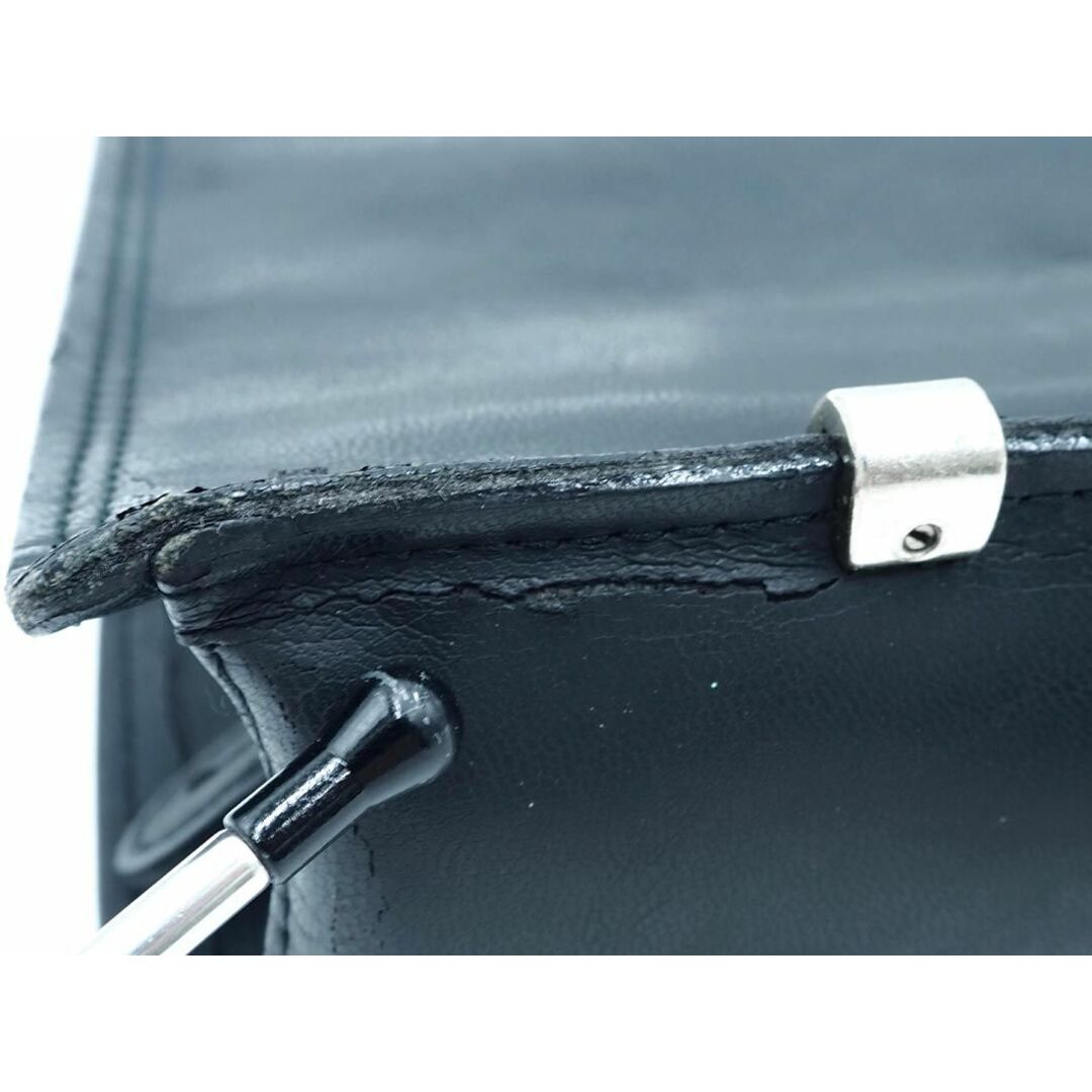 LANVIN(ランバン)のLANVIN ランバン レザー ブリーフケース ビジネス バッグ 黒 ■■ メンズ メンズのバッグ(ビジネスバッグ)の商品写真