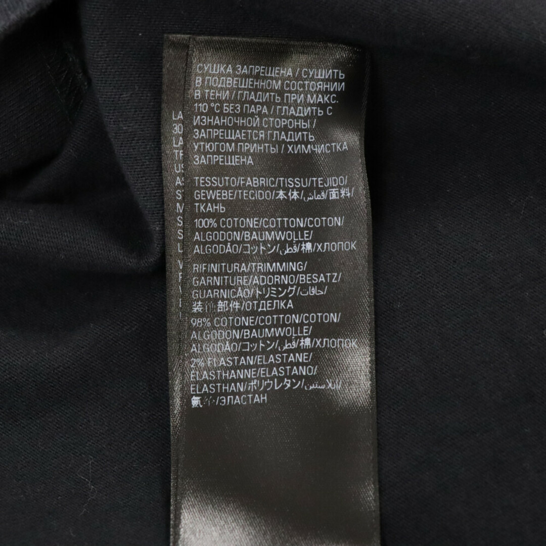 Balenciaga(バレンシアガ)のBALENCIAGA バレンシアガ 24SS DIY METAL L/S TEE メタルロゴ総柄ロングスリーブ 長袖カットソー ブラック メンズのトップス(Tシャツ/カットソー(七分/長袖))の商品写真