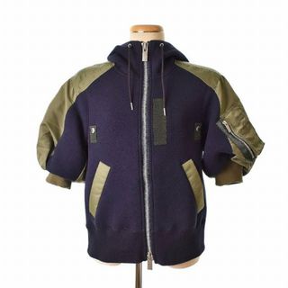 sacai スウェットパーカージャケット　レディース