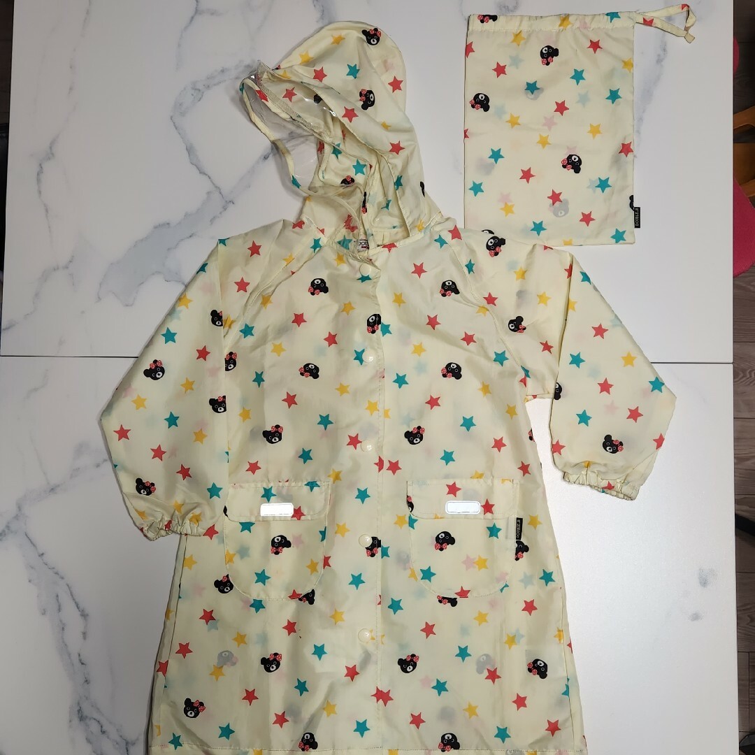 DOUBLE.B(ダブルビー)のレインコート キッズ/ベビー/マタニティのキッズ服女の子用(90cm~)(その他)の商品写真