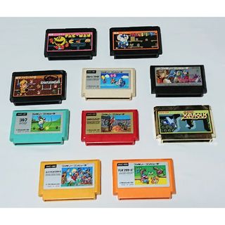 ファミリーコンピュータ(ファミリーコンピュータ)の任天堂ファミコンソフト10本セット(家庭用ゲームソフト)