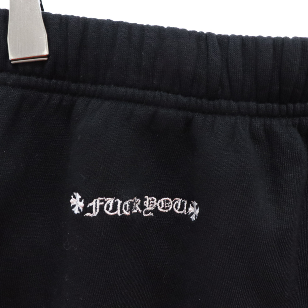 Chrome Hearts(クロムハーツ)のCHROME HEARTS クロムハーツ Y NOT Sweat Pants ワイノットスウェットパンツ ロゴ刺繍 ブラック メンズのパンツ(その他)の商品写真