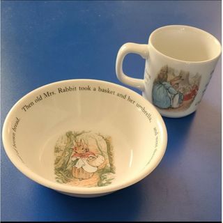 ウェッジウッド(WEDGWOOD)のWEDGWOOD   ウエッジウッド　ピーターラビット　シリアルボウル&マグカッ(その他)