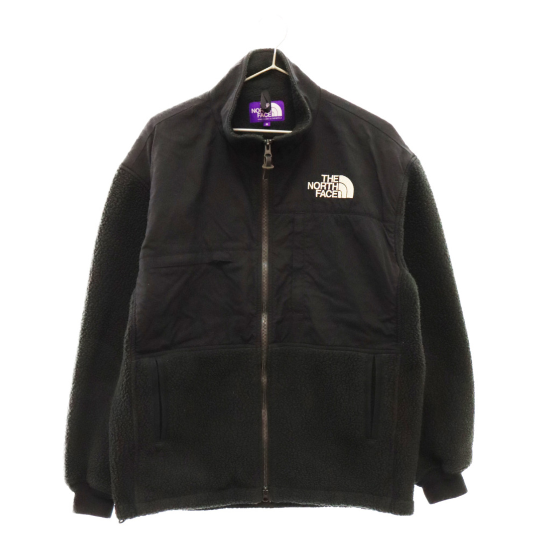 565センチ肩幅THE NORTH FACE ザノースフェイス 21AW PURPLE LABEL Fleece Denali jacket ナイロン切り替え ジップアップフリースデナリジャケット NA2156N ブラック