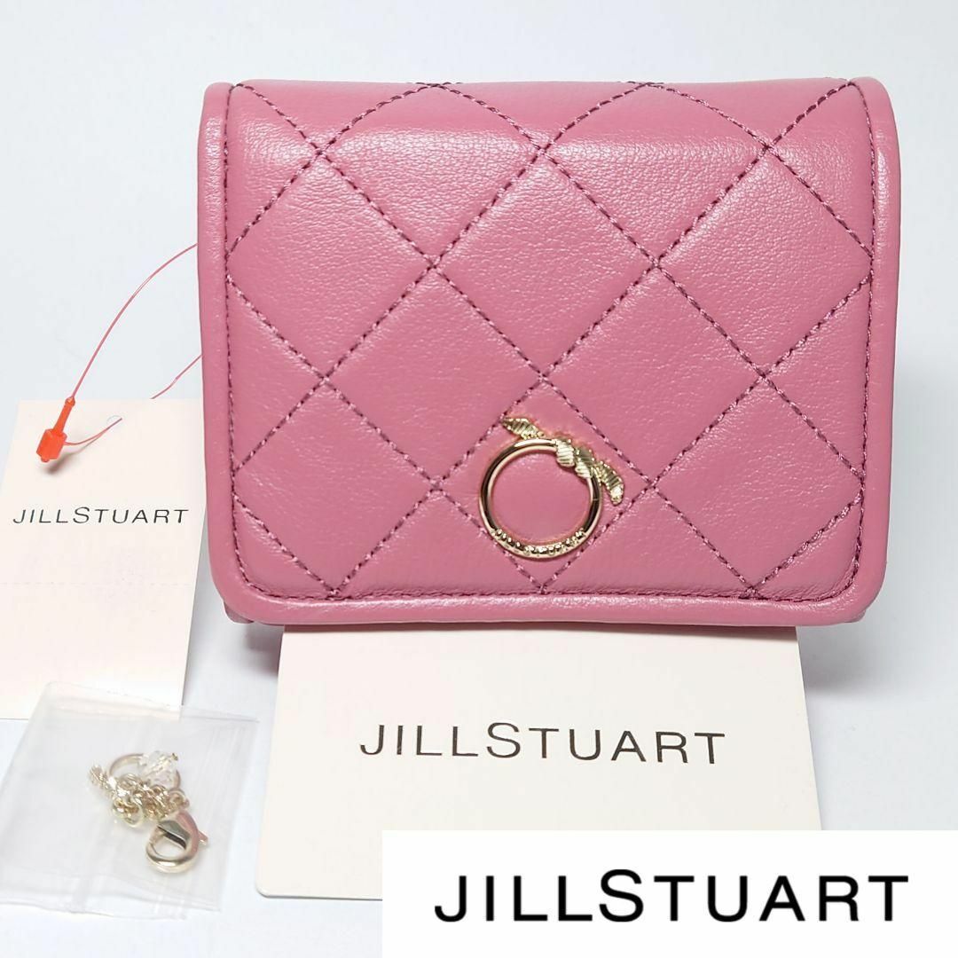 JILLSTUART(ジルスチュアート)の【新品タグ付き】ジルスチュアート プログレス二つ折り財布 ピンク レディースのファッション小物(財布)の商品写真