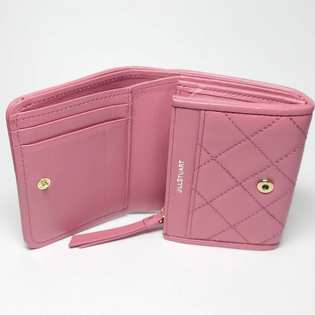 JILLSTUART(ジルスチュアート)の【新品タグ付き】ジルスチュアート プログレス二つ折り財布 ピンク レディースのファッション小物(財布)の商品写真