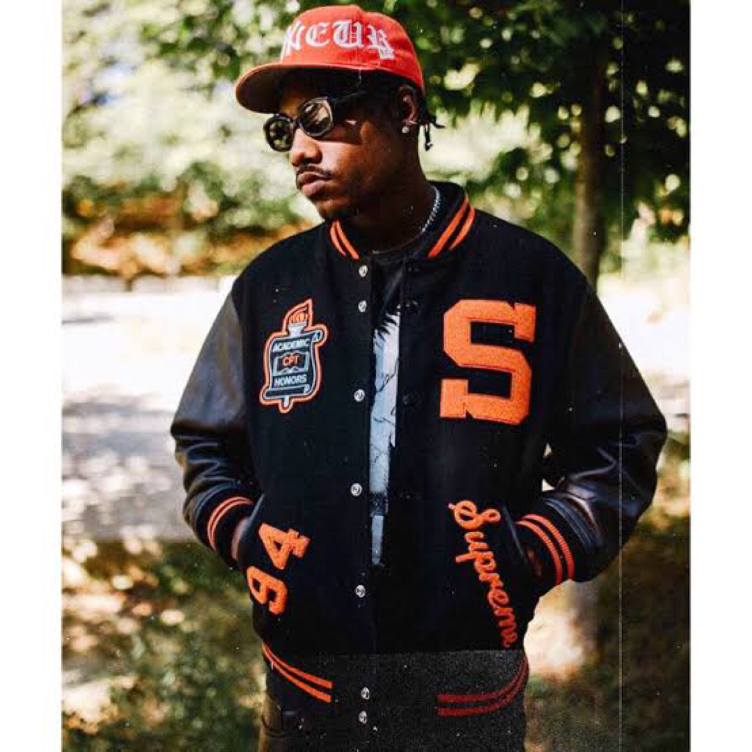 Supreme Team Varsity 読も Jacket 19aw スタジャン L Supreme Team Varsity 読も Jacket 19aw スタジャン L