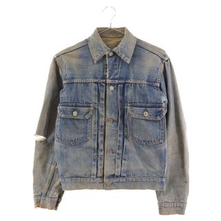 リーバイス(Levi's)のLevi's リーバイス 50s VINTAGE 507XX 2nd 紙パッチ ボタン裏17 セカンド デニムジャケット Gジャン インディゴ ヴィンテージ(Gジャン/デニムジャケット)