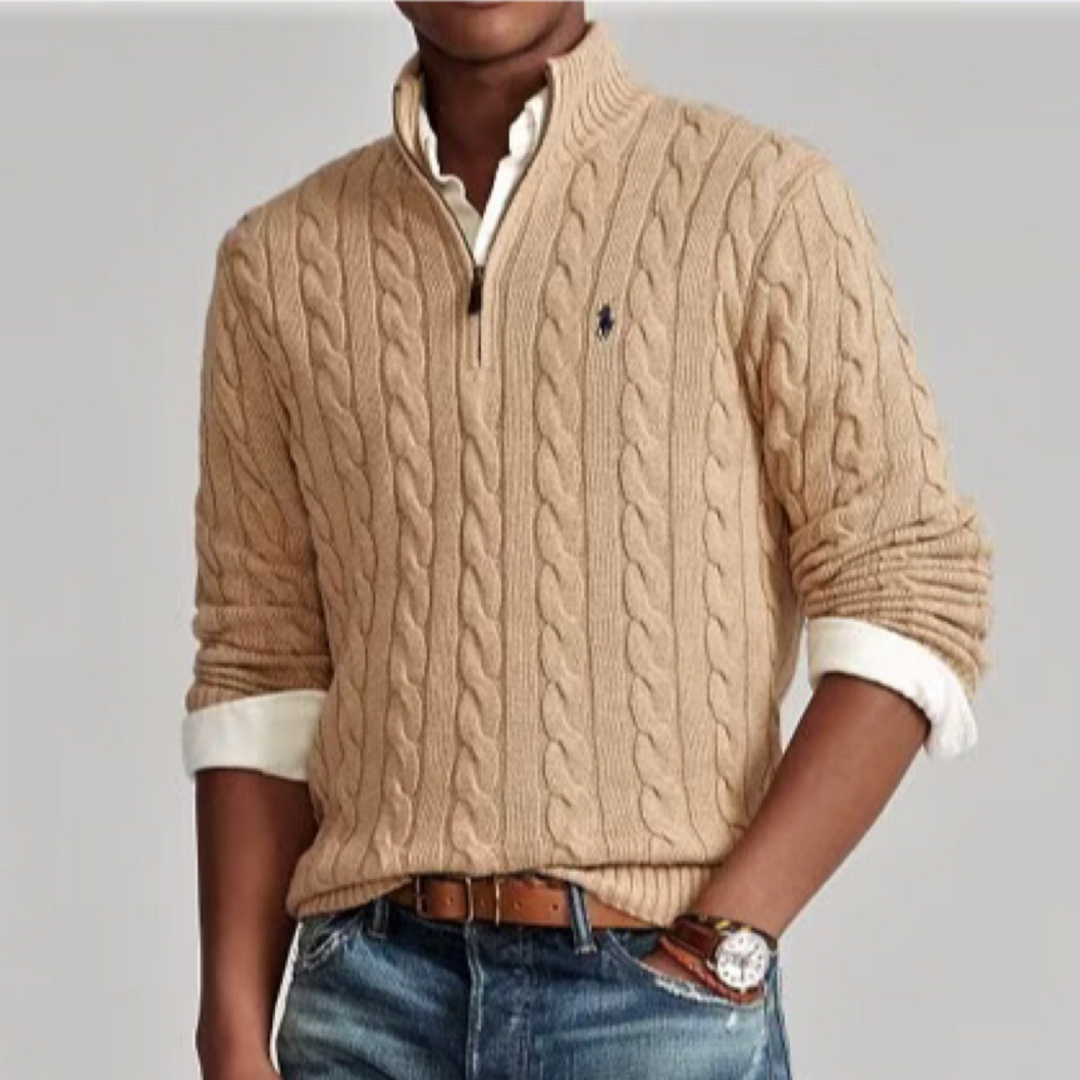 POLO RALPH LAUREN(ポロラルフローレン)の☆POLO by Ralph Lauren Half Zip Knit☆ メンズのトップス(ニット/セーター)の商品写真