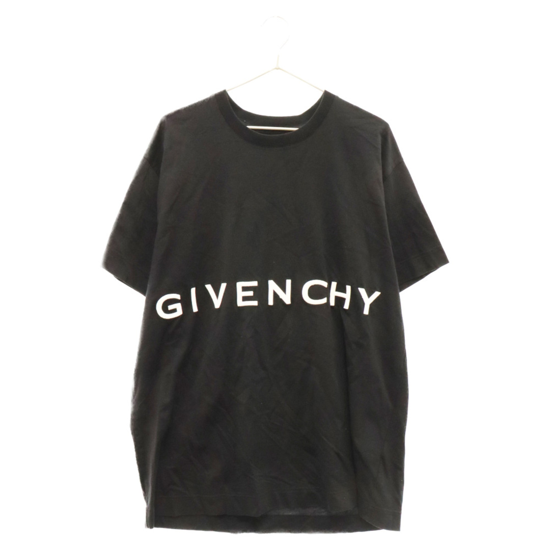 GIVENCHY ジバンシィ 21AW 4G エンブロイダリーオーバーサイズ 半袖Tシャツカットソー ブラック BM71543Y6B